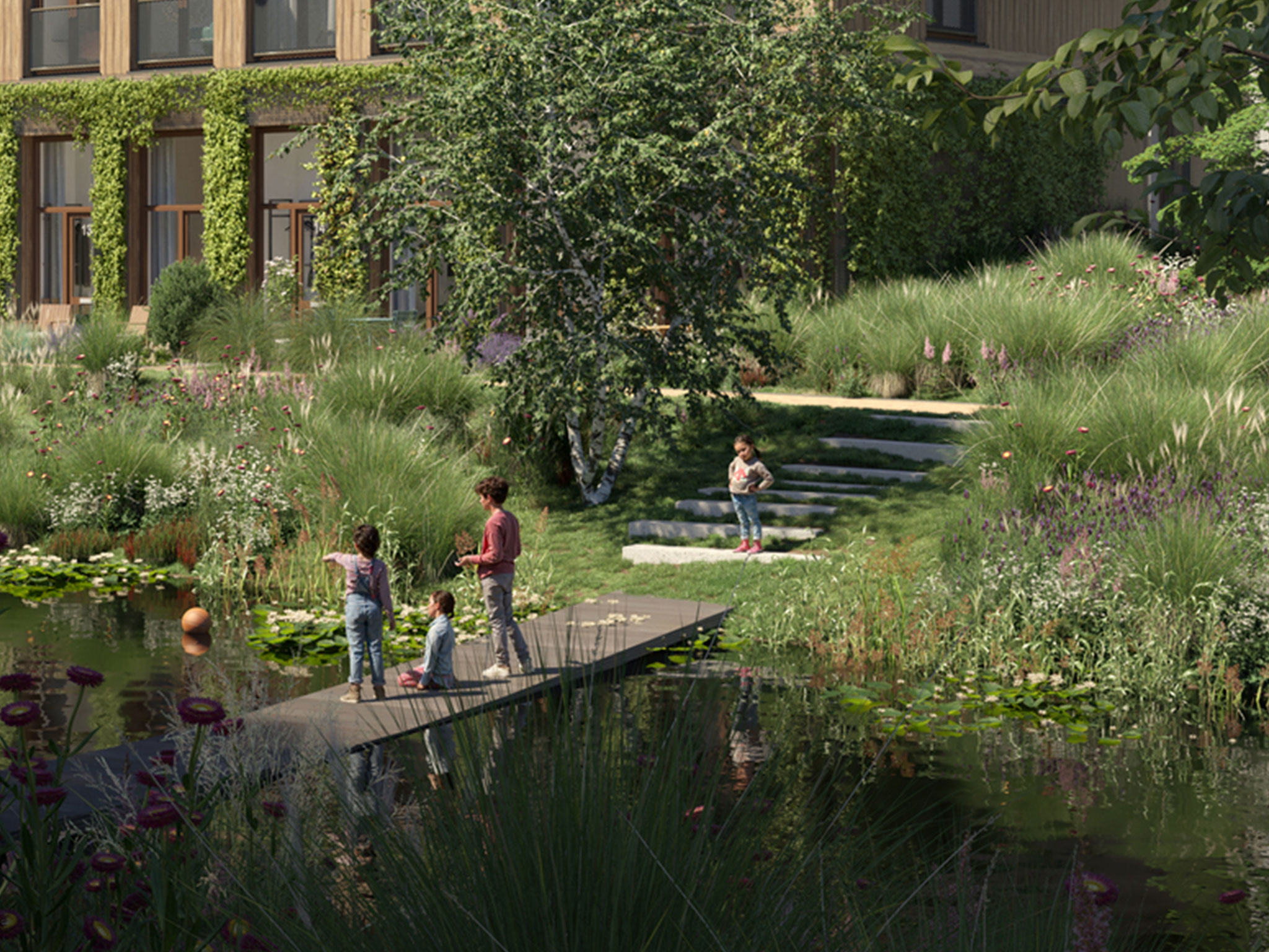 Nieuwbouw Diemen Parkvalley Fase 3 Zoom Hotspot Groene Omgeving 2048X1536